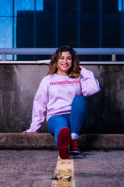 PINK Worshipper In Spirit and In Truth Sweatshirt