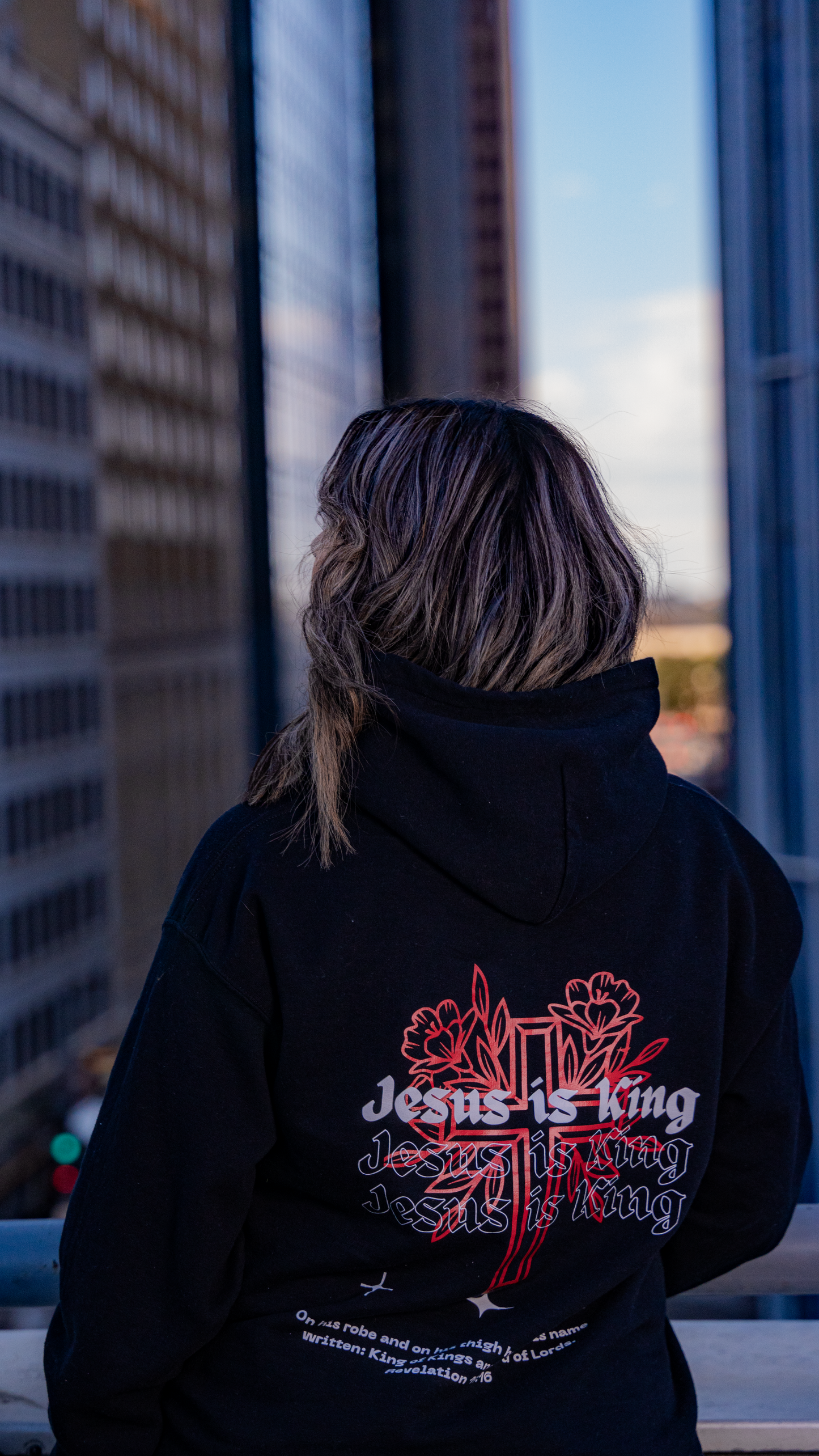 Jesus is King Hoodie (Black)