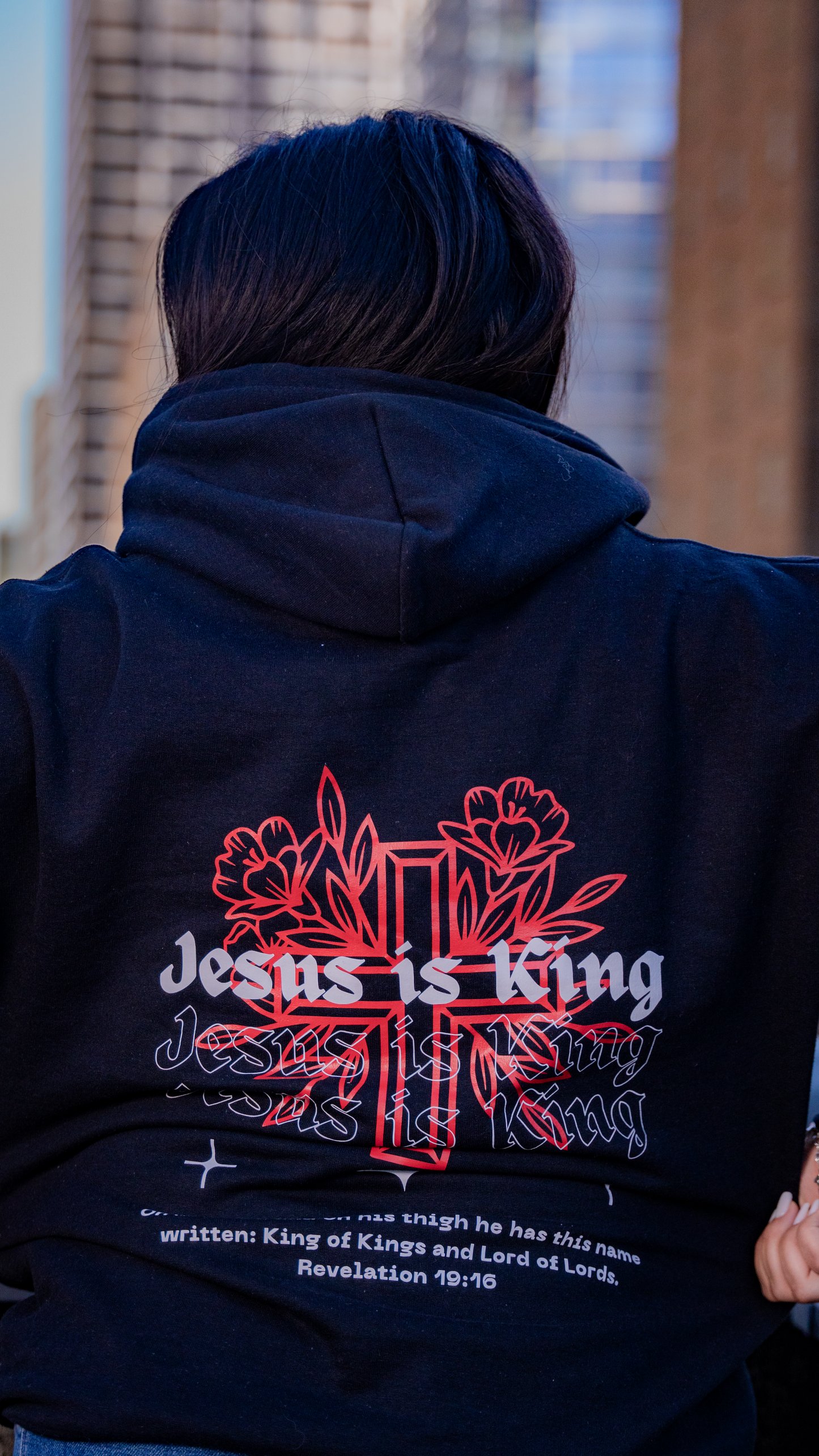 Jesus is King Hoodie (Black)